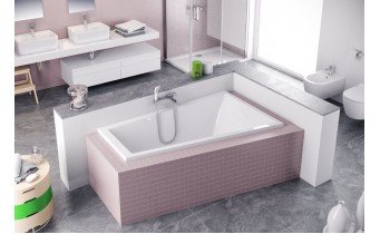 Ванна акрилова Excellent M-Sfera 160x95 см, Правостороння (WAEX.MSP16WH-BN)