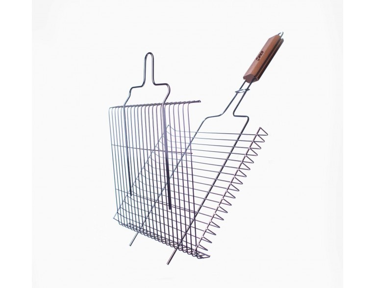 Решітка для гриля BBQ Winco 400x300x30 мм, велика плоска XL (GP-XL-40030030-5)