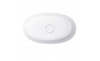 Умивальник на стільницю Omnires Neo M+ 60x36 см, білий глянцевий (NEOUNBP)