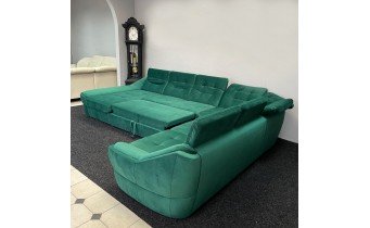 Кутовий розкладний диван ВІКОМеблі Спейс XXL / Space XXL, зелений (Viko-XXL3)