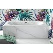 Акрилова ванна Besco Vitae Slim + 160x75, пряма + сифон золотий (WAV-160-SZ+)