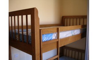 Двоярусне ліжко трансформер, дитяче, з дерева бук Kids DUO / Кідс ДУО 80х200 см, розкладається на 2 окремі
