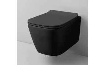Підвісний унітаз ArtCeram A16 mini, glossy black (ASV0050300)