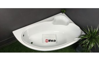 Ванна акрилова Besco Finezja Nova 140x95 R, асиметрична (WAF-140-NP)