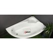 Ванна акрилова Besco Finezja Nova 140x95 L, асиметрична (WAF-140-NL)