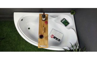 Ванна акрилова Besco Finezja Nova 140x95 R, асиметрична (WAF-140-NP)
