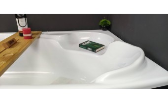 Ванна акрилова Besco Finezja Nova 140x95 R, асиметрична (WAF-140-NP)