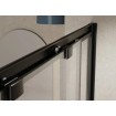 Душова кабіна квадратна з розсувними дверима Modern 90x90x190, прозоре скло, чорний профіль Душова кабіна квадратна з розсувними дверима Modern 90x90x190, прозоре скло, чорний профіль