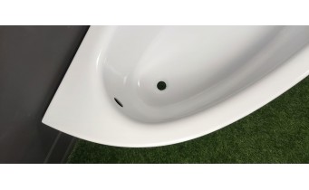 Ванна акрилова Besco Nataliana 150x100 L, Лівостороння, Асиметрична