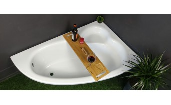 Ванна акрилова Besco Nataliana 150x100 L, Лівостороння, Асиметрична