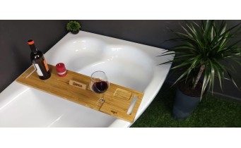 Ванна акрилова Besco Nataliana 150x100 L, Лівостороння, Асиметрична