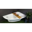 Ванна акрилова Besco Nataliana 150x100 R, Правостороння, Асиметрична