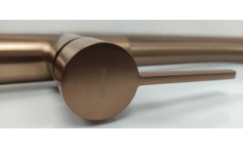 Високий змішувач для кухні Omnires Tula, мідний матовий (TL6050CPB)