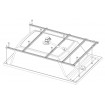 Ніжки для ванни (опора для ванни) Riho 16, Savona посилені (207100)