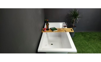 Ванна акрилова Besco Quadro 170x75, пряма (WAQ-170-PK)