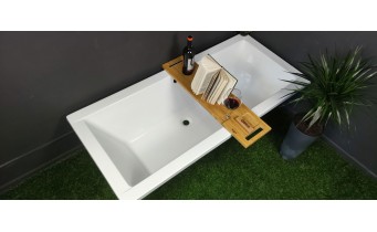 Ванна акрилова Besco Quadro 180x80 см, пряма (WAQ-180-PK)
