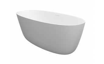 Ванна овальна Riho Oval окремостояча 160x72 см, з литого мармуру (BS67)