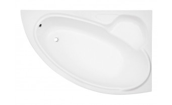 Ванна акрилова Besco Bianka 150x95 R, асиметрична (WAB-150-NP)