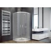 Душова кабіна Besco Modern 80x80x185, скло з ефектом морозу (MP-80-165-M)