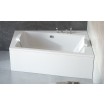 Ванна акрилова Besco Infinity 170x110 см R, Правостороння, асиметрична, із зручним місцем для ніг, засобів гігієни, функціональною полицею, з функцією врізки змішувача на борт (WAI-170-NP)