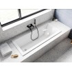 Ванна акрилова Besco Modern Slim 150x70, пряма, торець бортика 15 мм (WAM-150-SL)