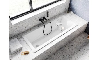 Ванна акрилова Besco Modern Slim 180x80, пряма, торець бортика 15 мм (WAM-180-SL) Ванна акрилова Besco Modern Slim 180x80, пряма, торець бортика 15 мм (WAM-180-SL)