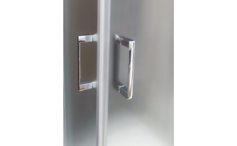 Душова кабіна Besco Modern 90x90x185, скло з ефектом морозу (MP-90-165-M)