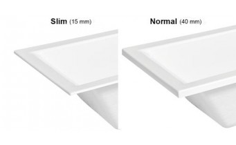 Акрилова ванна Besco Vitae Slim + 150x75, пряма + сифон золотий (WAV-150-SZ+)