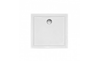 Душовий піддон акриловий низький, квадратний Besco Aquarius SlimLine 90x90 см (BAA-90-K)