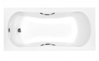 Ванна акрилова з ручками Besco Aria Plus 160x70, пряма + 2 ручки Standard, хром (WAA-160-PU) Ванна акрилова з ручками Besco Aria Plus 160x70, пряма + 2 ручки Standard, хром (WAA-160-PU)