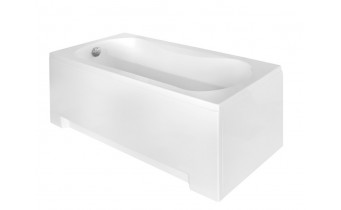 Ванна з ручками акрилова Besco Aria Plus 170x70, пряма + 2 ручки Standard (WAA-170-PU)