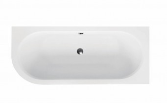 Ванна акрилова Besco Avita / Авіта 150x75 см, R - права, асиметрична, Правостороння, заокруглений кут (WAV-150-NP)