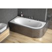 Ванна акрилова Besco Avita Slim 180x80 L, асиметрична, торець бортика 15 мм (WAV-180-NLS)