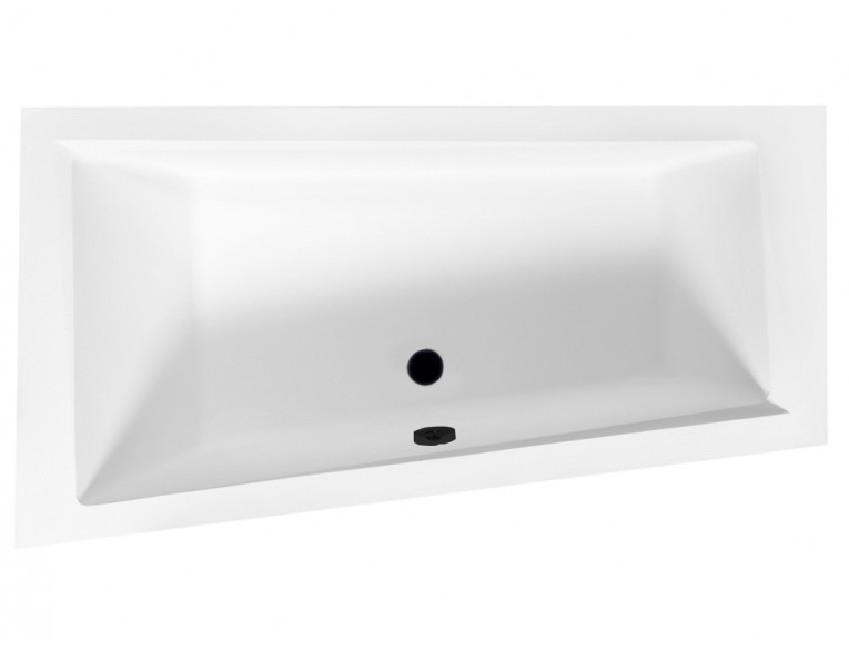 Ванна акрилова Besco Intima 160x90 L, асиметрична (WAIT-160-NL)