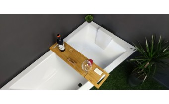 Ванна акрилова Besco Intima 150x85 R, асиметрична (WAIT-150-NP)
