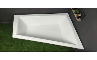 Ванна акрилова для двох осіб Besco Intima Duo 170x125 L, Лівостороння, асиметрична, для пари - велика (WAID-170-NL)