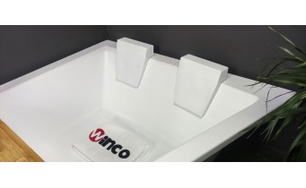 Ванна акрилова для двох осіб Besco Intima Duo 170x125 L, Лівостороння, асиметрична, для пари - велика (WAID-170-NL)