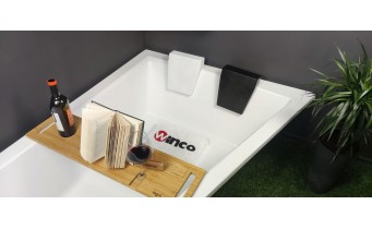 Ванна акрилова для двох осіб Besco Intima Duo 170x125 L, Лівостороння, асиметрична, для пари - велика (WAID-170-NL)