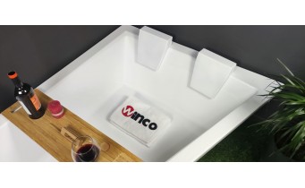 Ванна акрилова для двох осіб Besco Intima Duo 170x125 L, Лівостороння, асиметрична, для пари - велика (WAID-170-NL)