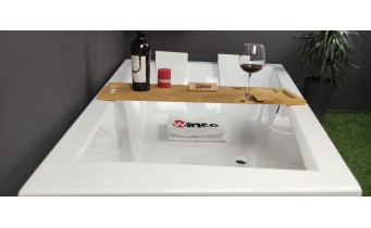 Ванна акрилова для двох осіб Besco Intima Duo 170x125 L, Лівостороння, асиметрична, для пари - велика (WAID-170-NL)