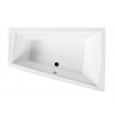 Ванна акрилова для двох осіб Besco Intima Duo 180x125 см R, Правостороння, асиметрична, для пари (WAID-180-NP)