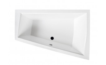 Ванна акрилова для двох осіб Besco Intima Duo Slim 170x125 R, асиметрична, торець бортика 15 мм (WAID-170-SP )