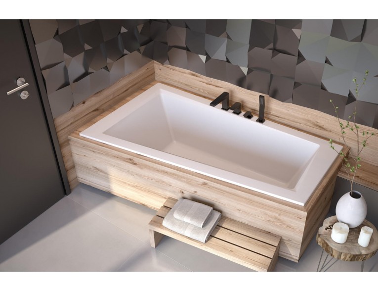 Ванна акрилова Besco Intima Slim 160x90 L, асиметрична, торець бортика 15 мм (WAIT-160-SL)