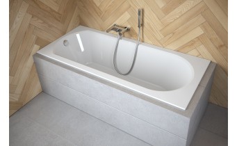 Ванна акрилова Besco Intrica Slim 170x75, пряма (WAIN-170-SL) Ванна акрилова Besco Intrica Slim 170x75, пряма (WAIN-170-SL)