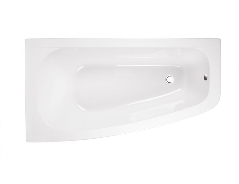Ванна акрилова Besco Luna 150x80 L, асиметрична (WAL-150-NL)