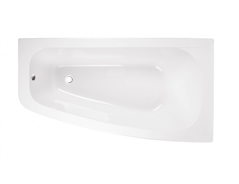 Ванна акрилова Besco Luna 150x80 R, асиметрична (WAL-150-NP)
