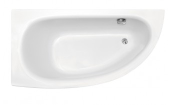 Ванна акрилова Besco Milena 150x70 L, асиметрична (WAM-150-NL)
