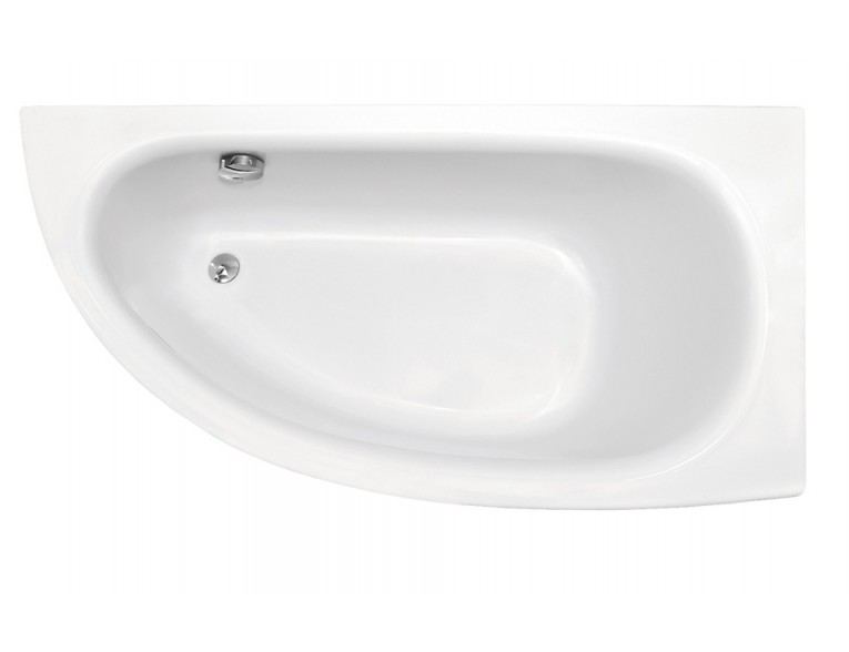 Ванна акрилова Besco Milena 150x70 R см, правтостороння, асиметрична (WAM-150-NP)