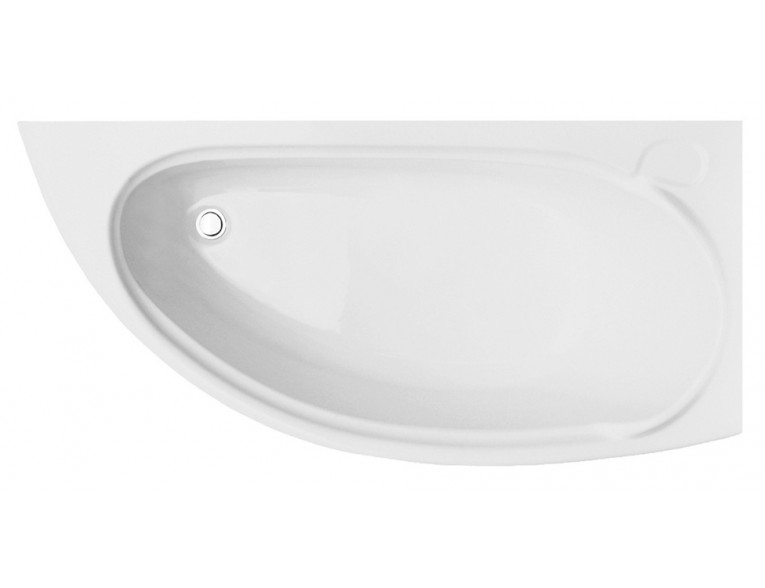 Ванна акрилова Besco Mini 150x70 R, асиметрична (WAM-150-MNP)