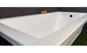Ванна акрилова Besco Modern 160x70 см, прямокутна, класична - сучасна (WAM-160-MO)
